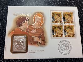 Numisbrief Freundschaft JG 1989 - 10 Gramm