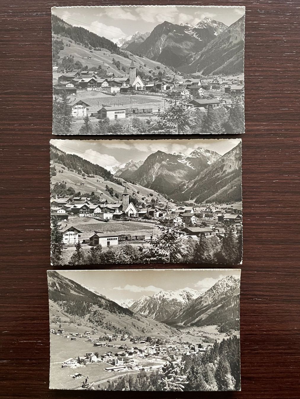 Cartoline postali: KLOSTERS 9 Ansichtskarten mit Bahnhof & Silvretta (-gruppe) – Usato da Wald ZH venduto da TLILEF 1