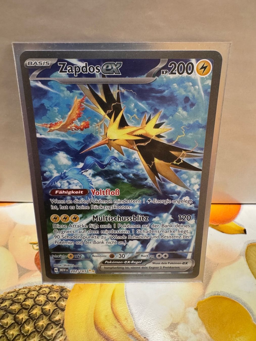 Pokémon Sammelbilder & Trading cards: Zapdos EX Alternative Full Art - Pokémon 151 – Gebraucht aus St. Gallen von
