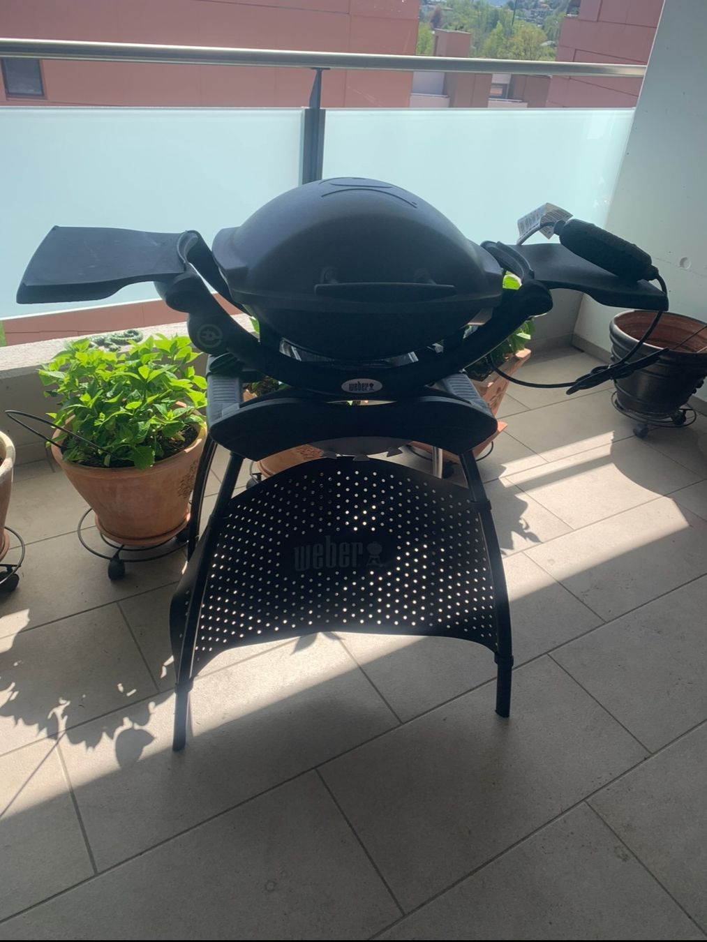 Weber Griglie: Weber Elektrogrill Q1400 mit Ständer – Nuovo (secondo la descrizione) da Locarno venduto da Galbanino