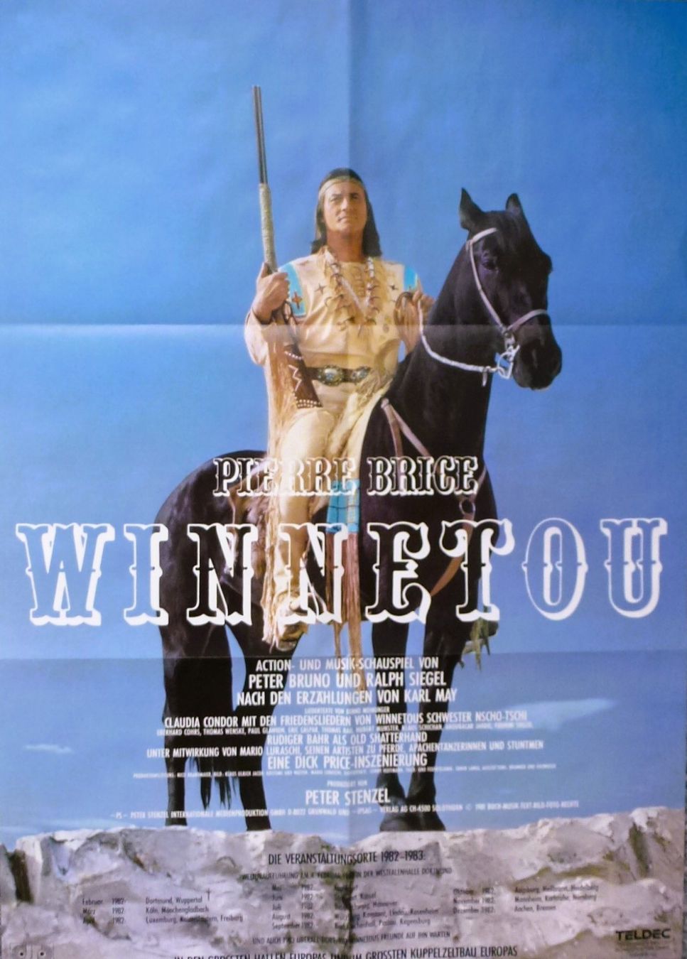 Dischi in vinile: WINNETOU Musik-Schauspiel / LP + Gross-Poster + Pressemappe – Usato da Münchenstein venduto da Carante 4