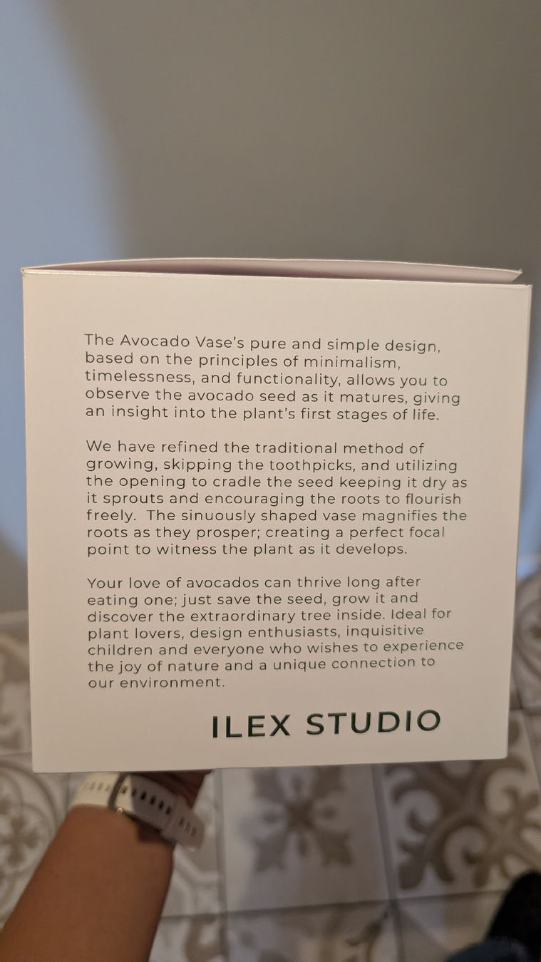 Vasi & Recipienti: Ilex Studio Avocado Vase iridescent- new – Nuovo e nell'imballaggio originale da Herrliberg venduto da Boeli2 3
