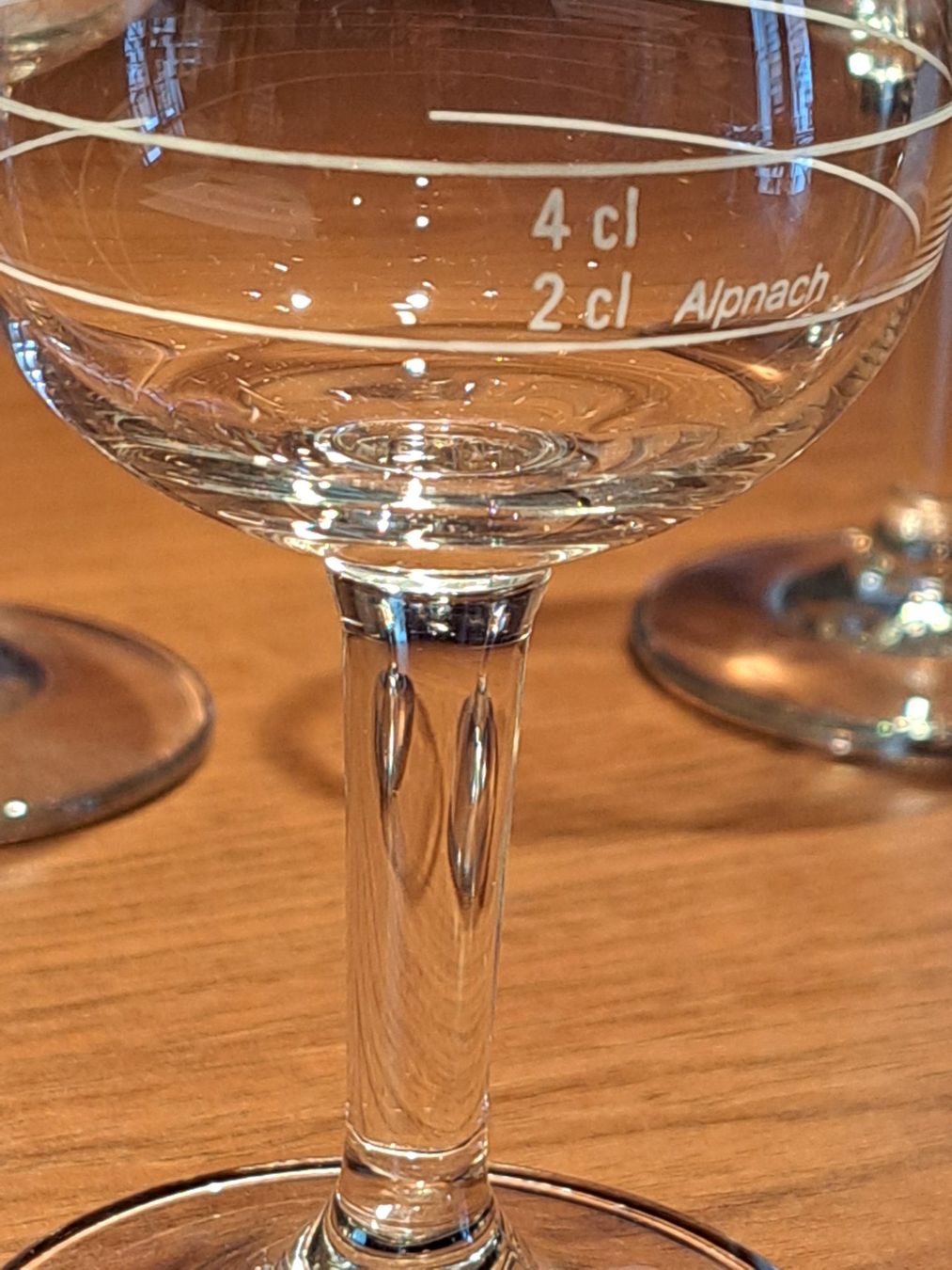 Bicchieri: 3 Alpnach Schnapsgläser 4cl / 2cl – Usato da Rafz venduto da MuriFinn 2