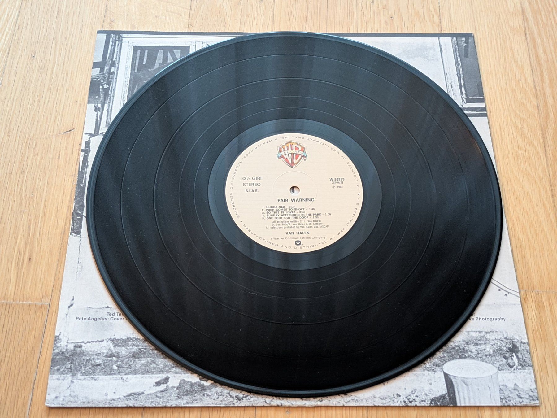 Schallplatten: Van Halen – Fair Warning, LP Vinyl – Gebraucht aus Dübendorf von PanzerGeneral 3