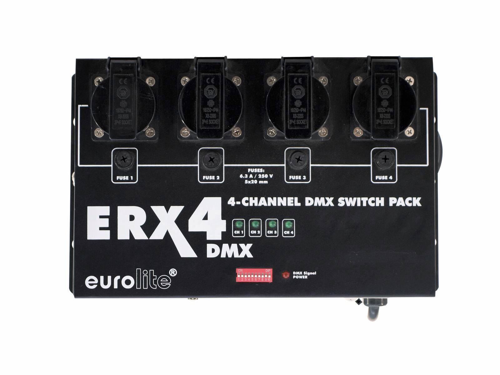 Illuminazione & Effetti luce: EUROLITE ERX-4 DMX Switchpack – Nuovo e nell'imballaggio originale da Däniken SO venduto da Profog1 2