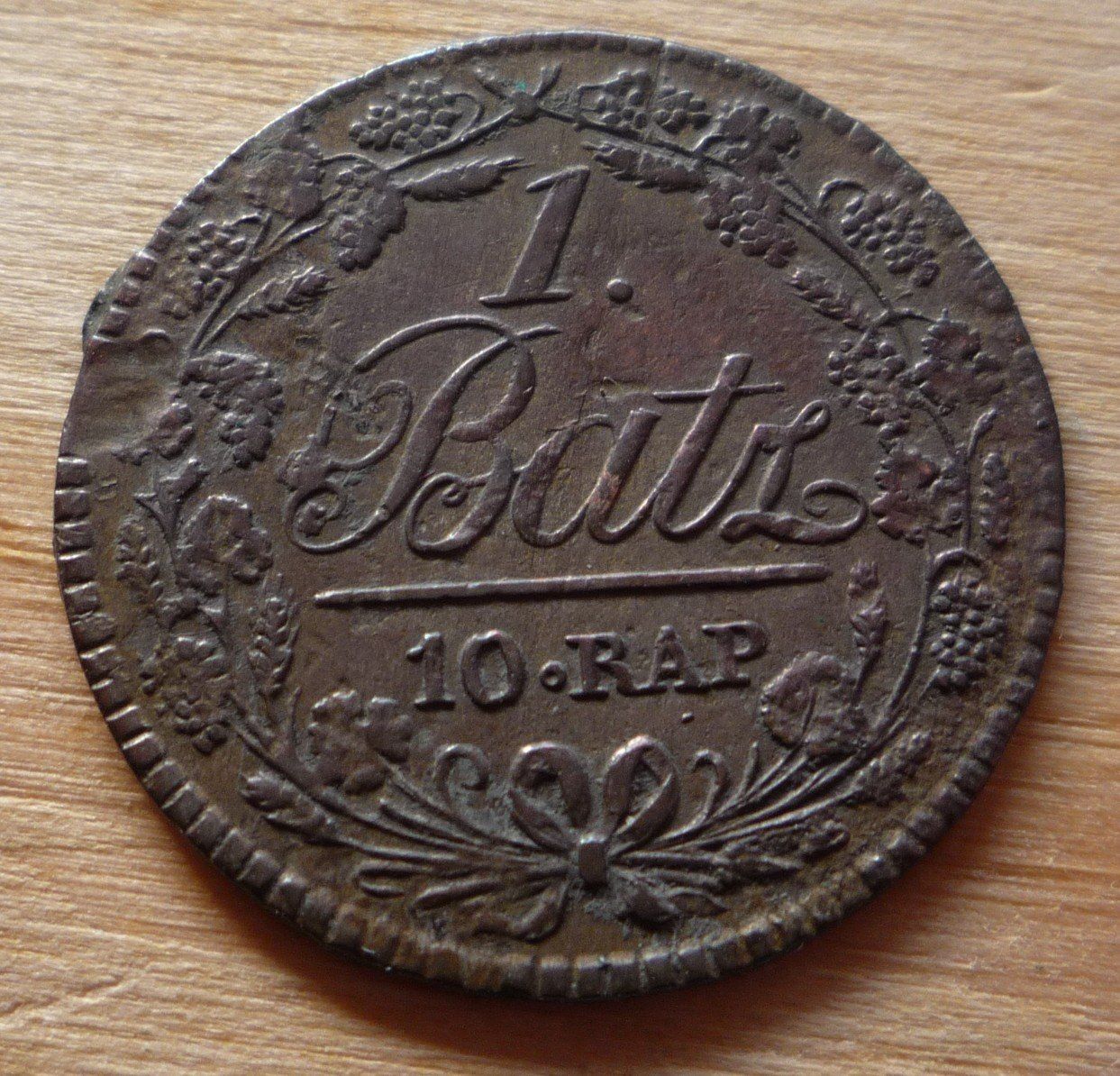 Tutti le monete: 1 Batzen Waadt, 1812 – Usato da Rieden SG venduto da Brockehuesli 1
