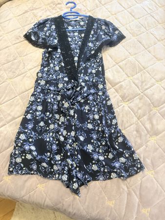 Flowery short jumpsuit by Sandro
