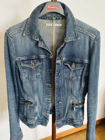 Giacca di jeans Tommy Hilfiger donna taglia S usata
