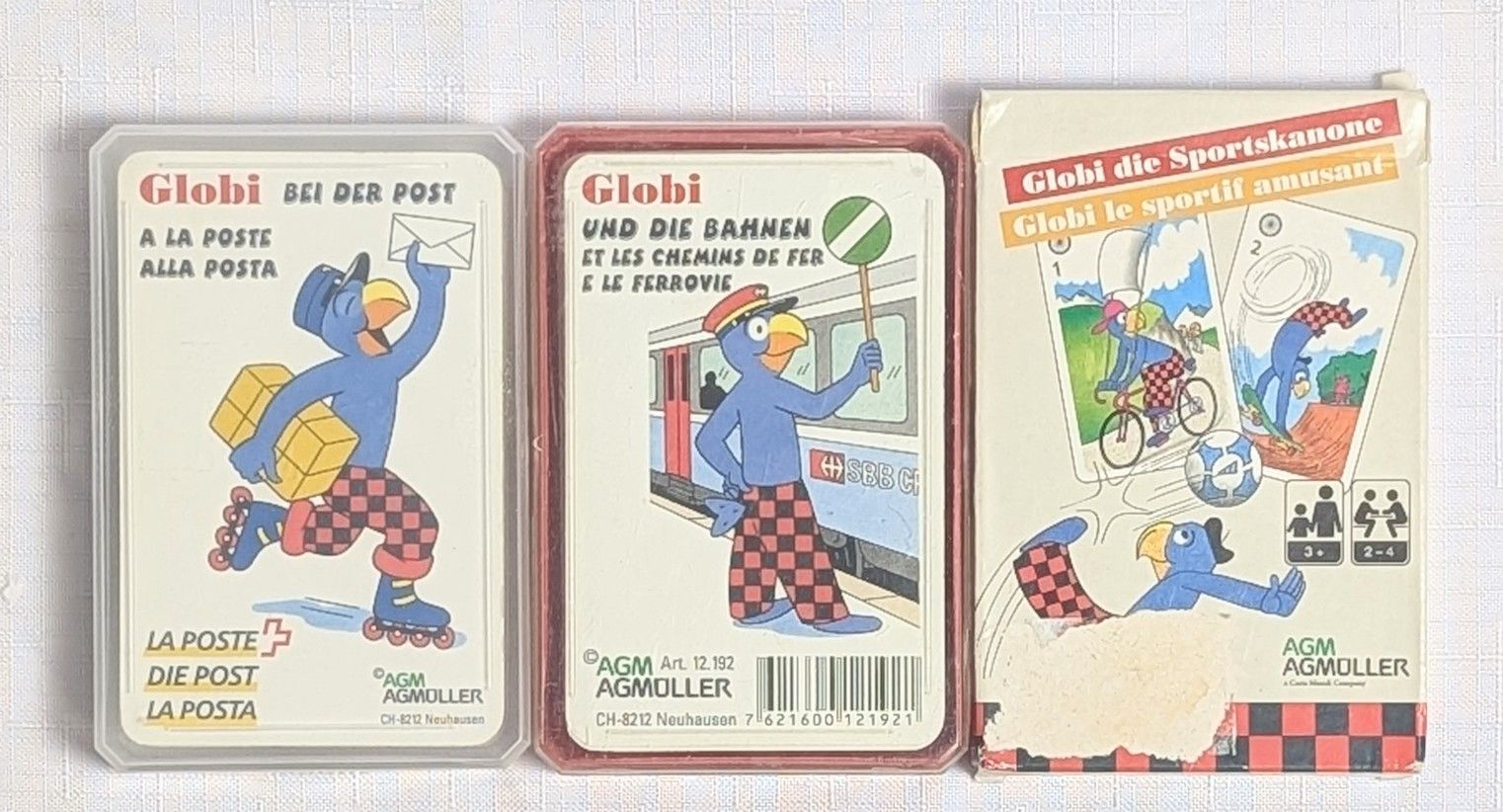 Spiele: 3er Set Globi Quartett - Globi Verlag – Gebraucht aus Wängi von ABIZONE-86