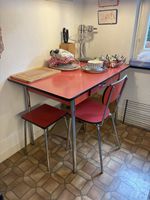 Kelko Tischset mit Hocker und Stuhl (1950er)