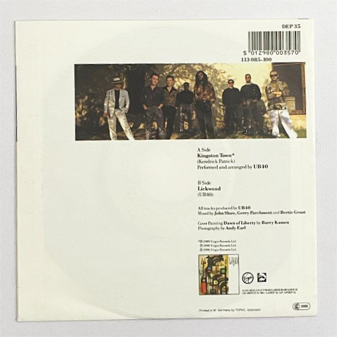 Dischi in vinile: Single: UB 40 - Kingston Town (Reggae) – Usato da Frenkendorf venduto da Yard-Sale-2000 1