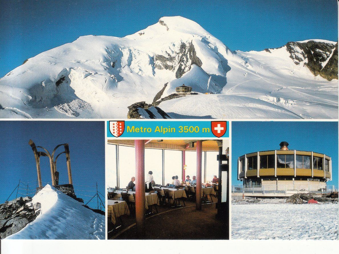 Cartoline postali: Saas Fee Metro Alpin 1991 – Usato da Bürglen TG venduto da StampGraf