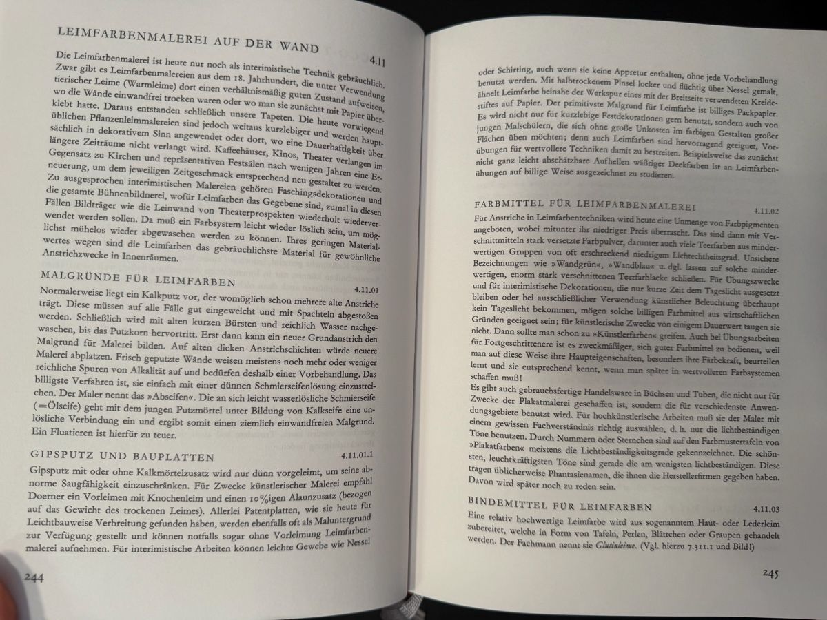 Libri: Werkstoffe und Techniken der Malerei Buch – Usato da Pfäffikon ZH venduto da lenaviktoria 2