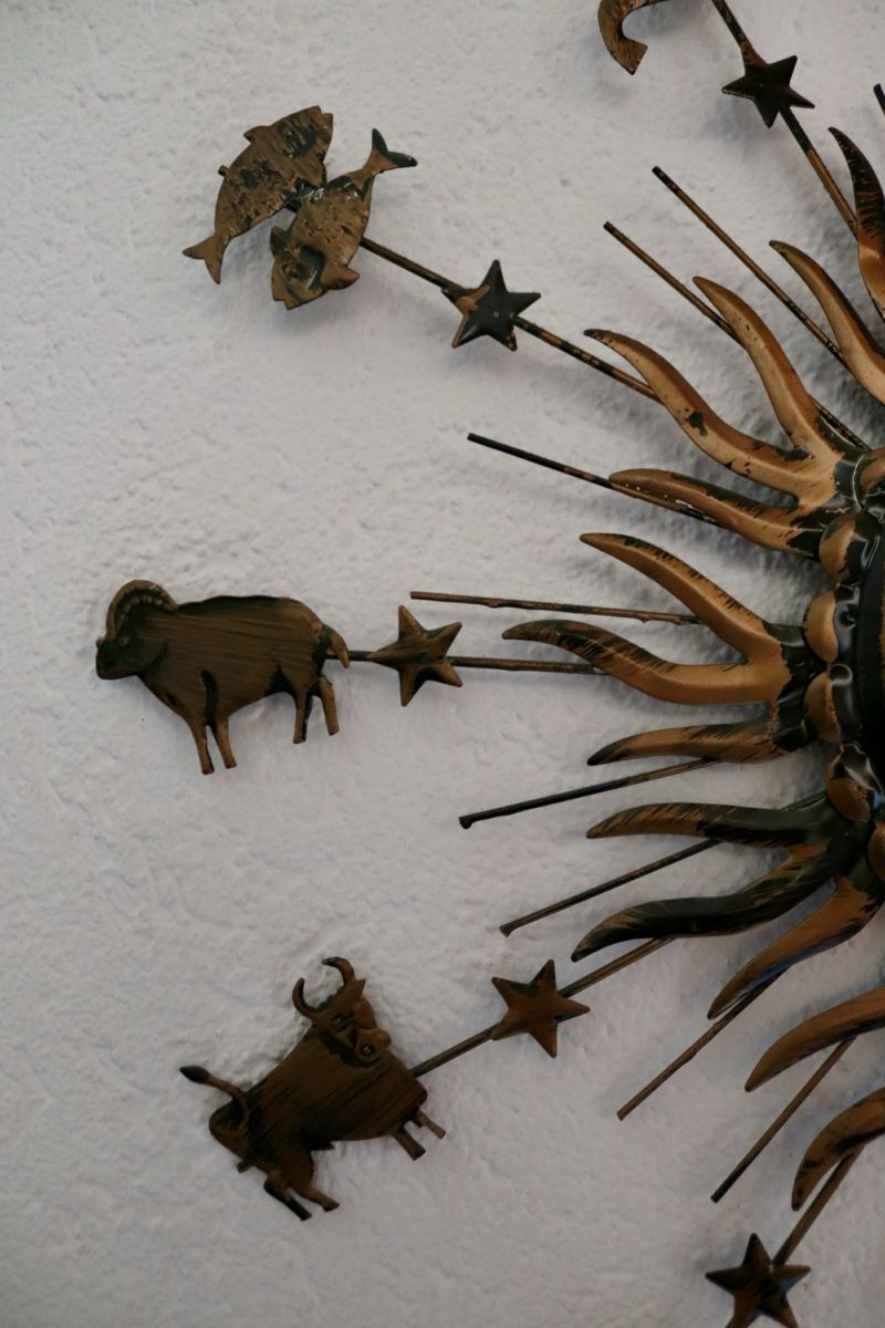 Tutte le decorazioni: Wanddekoration Sonne mit 12 Sternzeichen – Usato da Dübendorf venduto da Vinny_S 2