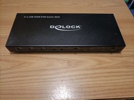 DeLock - 4x1 USB HDMI KVM Switch 4K2K