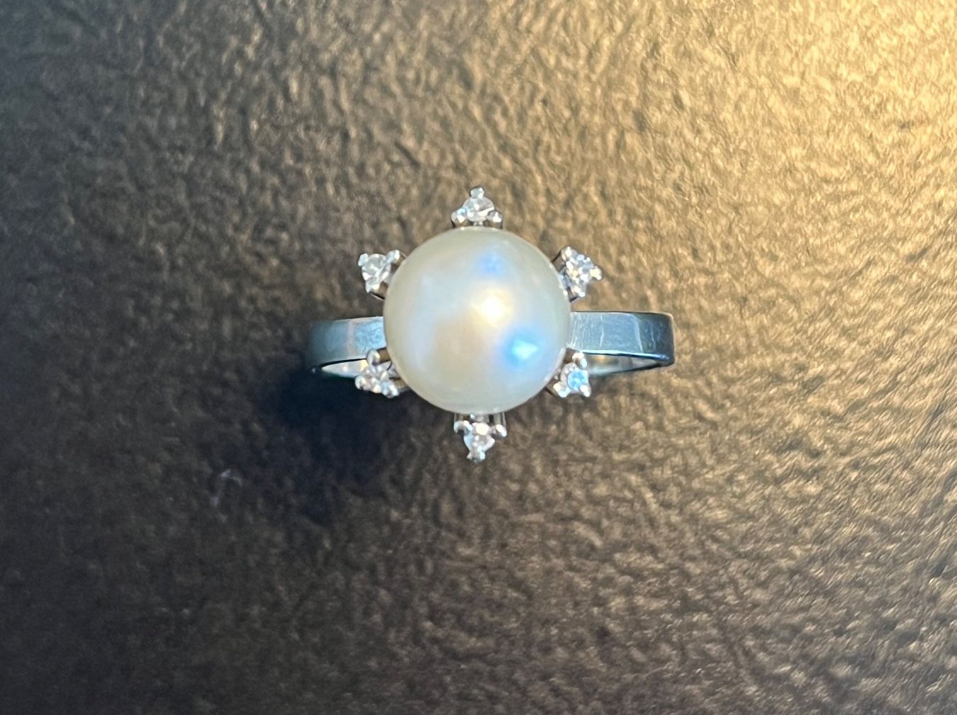 Anelli: Goldring 750 mit Brillanten und Perle – Usato da Ossingen venduto da Silver-collector 1
