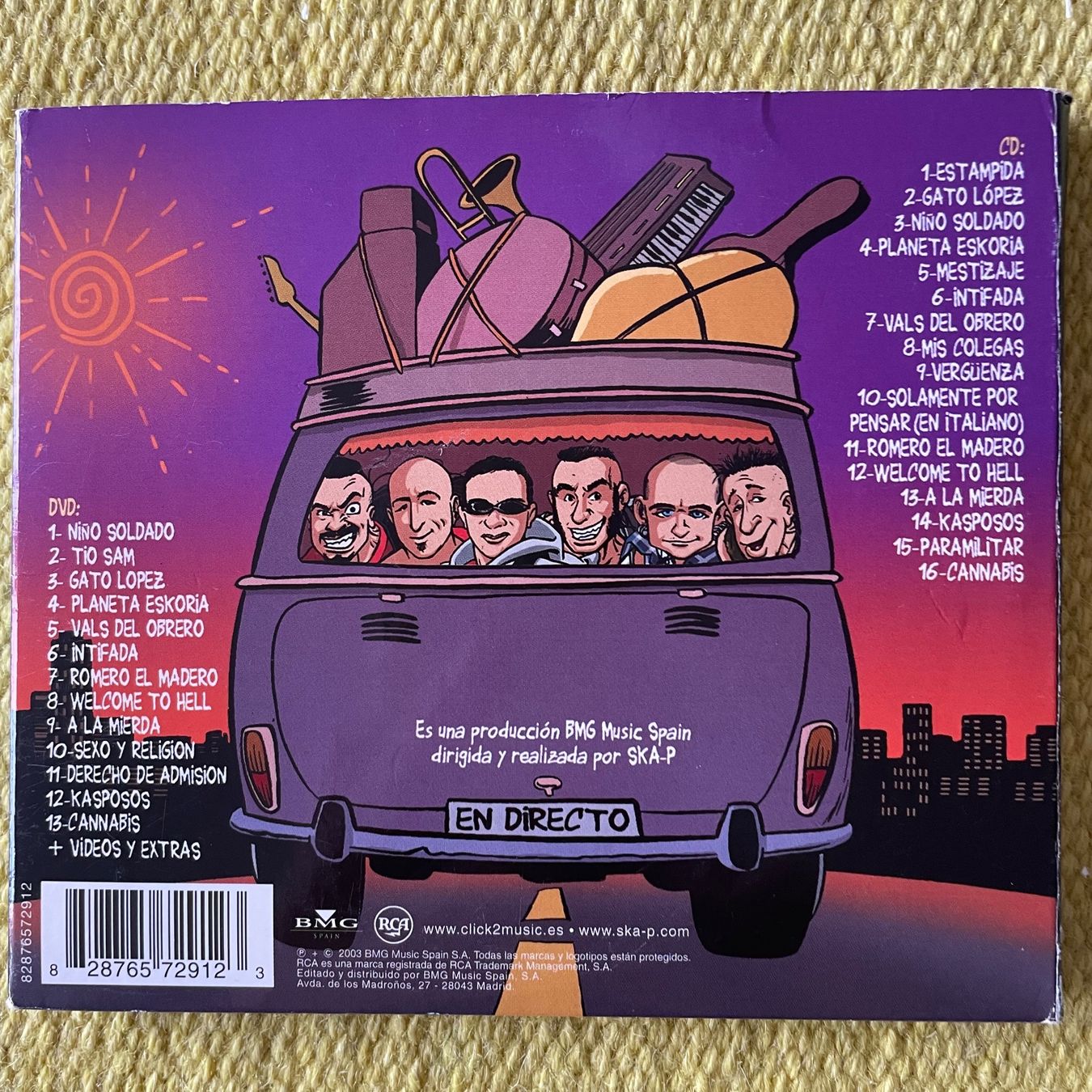 CD: SKA-P-CD+DVD INCONTROLABLE (DIGIPACK) – Usato da Rorschacherberg venduto da CD-Roli 1