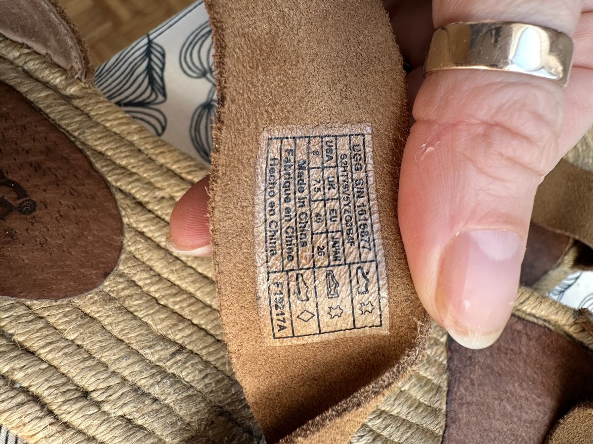Ugg Scarpe da donna: Sandales UGG en cuir – Usato da Savagnier venduto da Pivovar2 4
