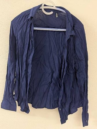 Blaue Bluse, Gr M