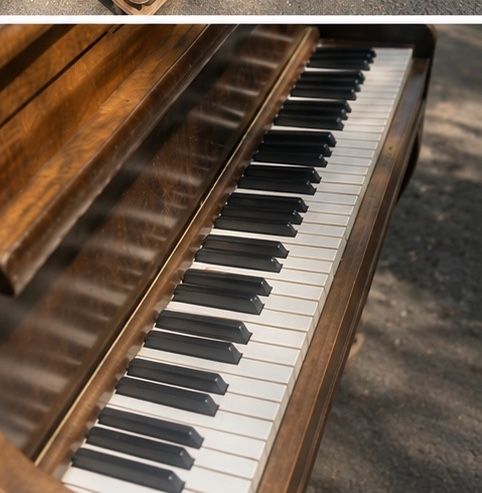 Musikinstrumente: August Förster Klavier Holz braun – Gebraucht aus Beinwil am See von Findus2013 1