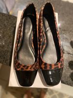 Leopard print flats