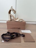 Gianvito Rossi Milano Sandals in Off White,Leather, 37.5