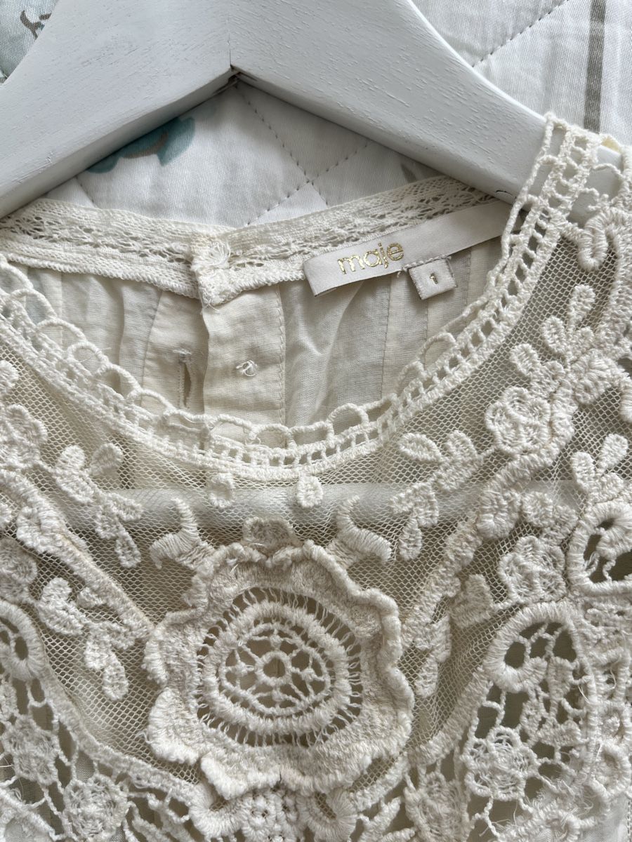 Maje Blusen: Maje Bluse Cream Gr 1 – Neu (gemäss Beschreibung) aus Pfäffikon SZ von Zitrone_100 5