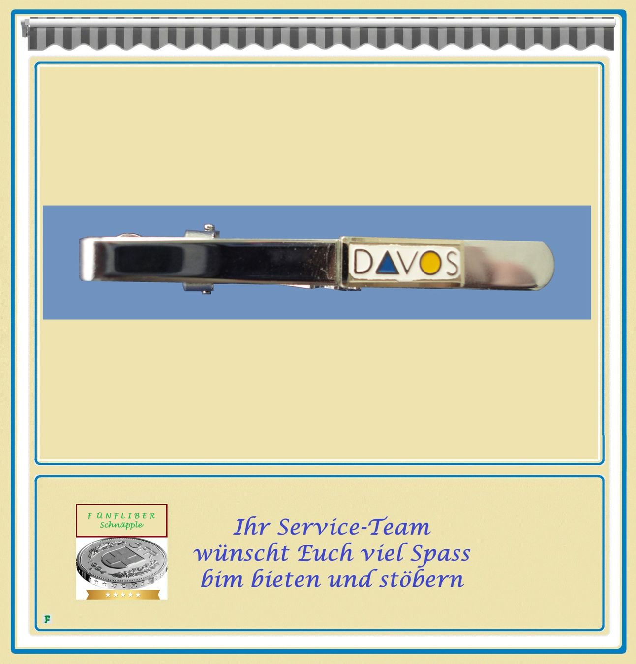 Plaketten & Abzeichen: „DAVOS” • Krawattennadel – Neu (gemäss Beschreibung) aus Münchwilen TG von FDOF_SHOP 1