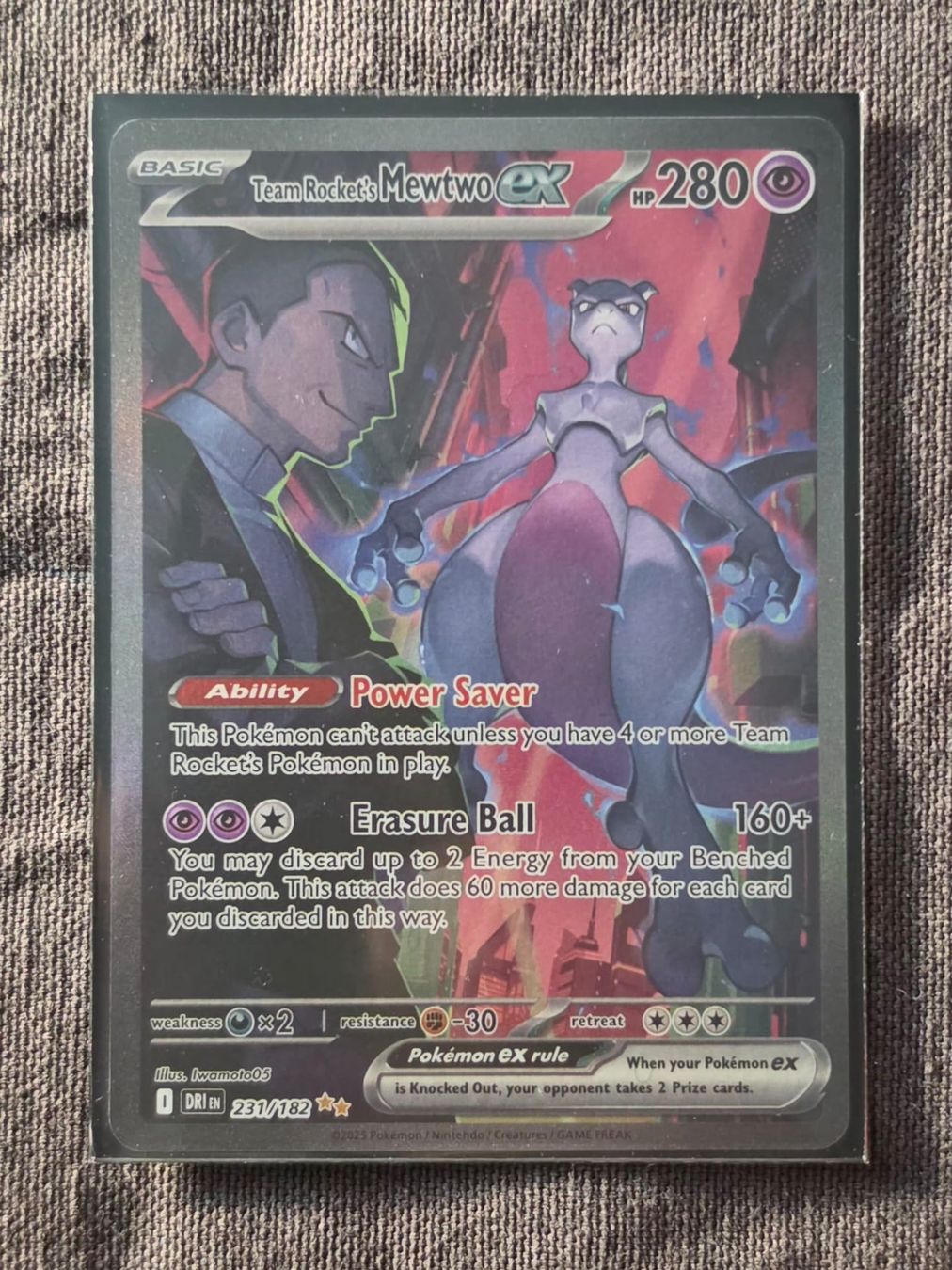 Cartes: Pokémon Team Rocket Mewtwo EX 231/182 – Neuf (Voir description) à Elsau par hbe_hfv5