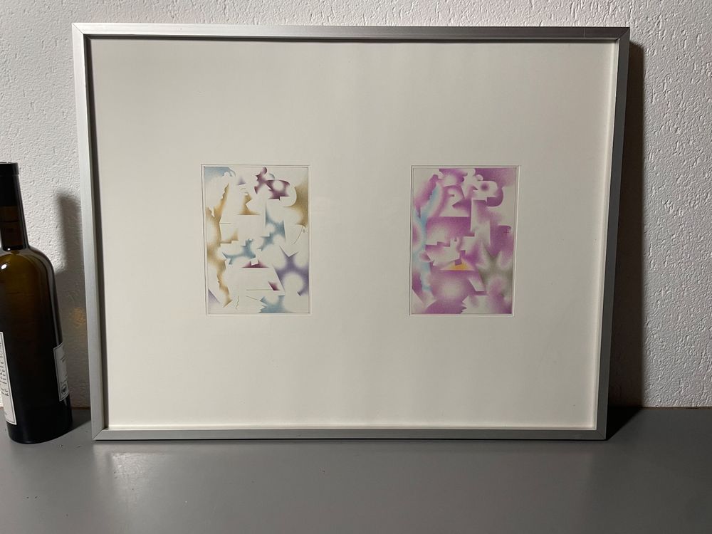 Abstraktes Aquarell | Kaufen auf Ricardo