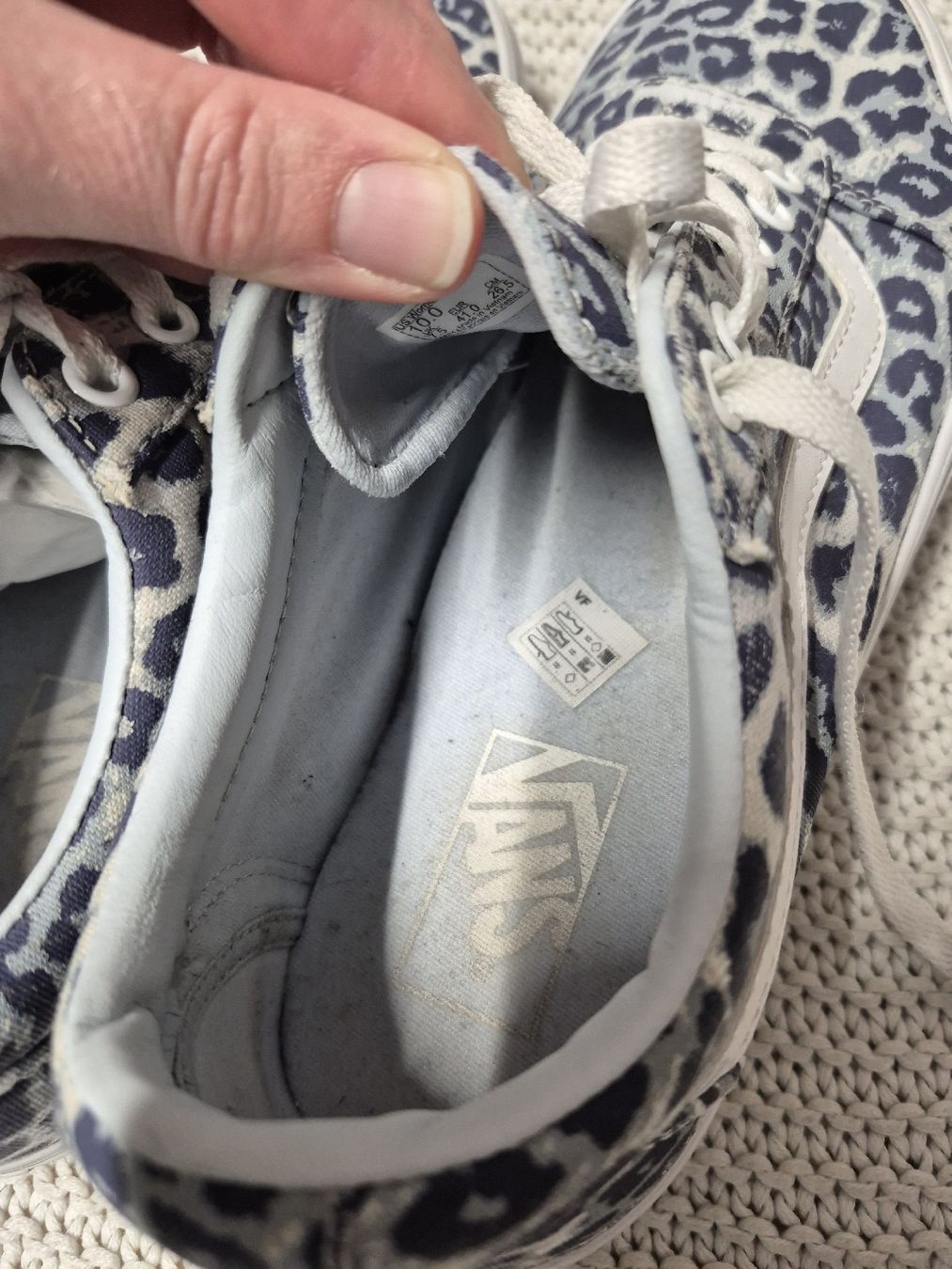 Vans Scarpe da uomo: VANS Leopardenmuster blau Gr.41 – Usato da Merligen venduto da muss_haben 3