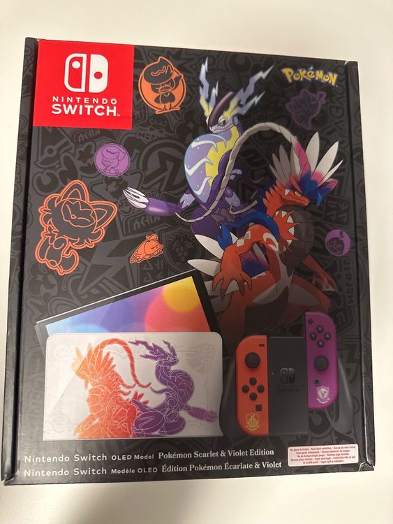 Nintendo Switch OLEDModell Pokémon Karmesin & Purpur Edit. Acheter