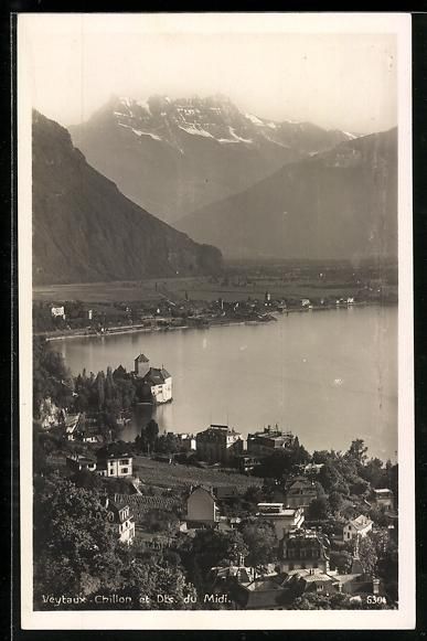 Cartoline postali: AK Veytaux, Chillon et Dts. du Midi – Usato da Berlin venduto da bartko-reher