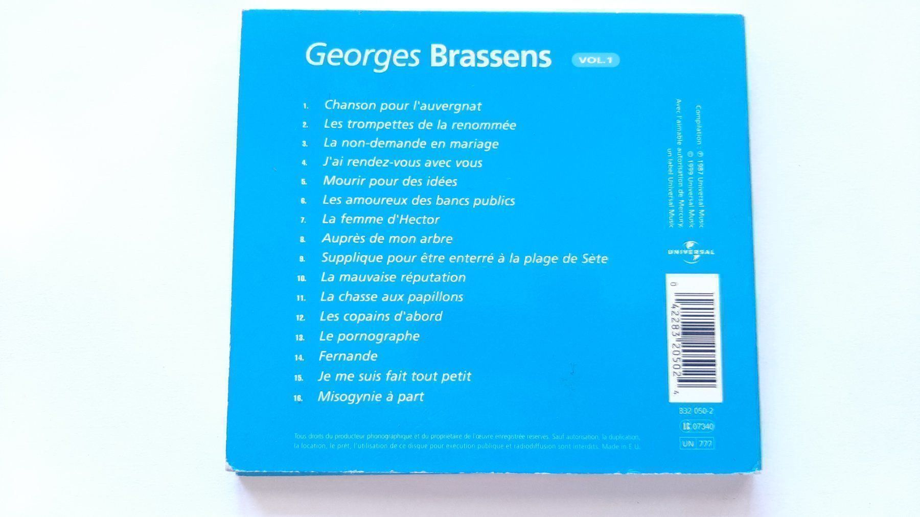 CD: CD Georges Brassens Vol 1 – Usato da Pully venduto da bro_n52j 1