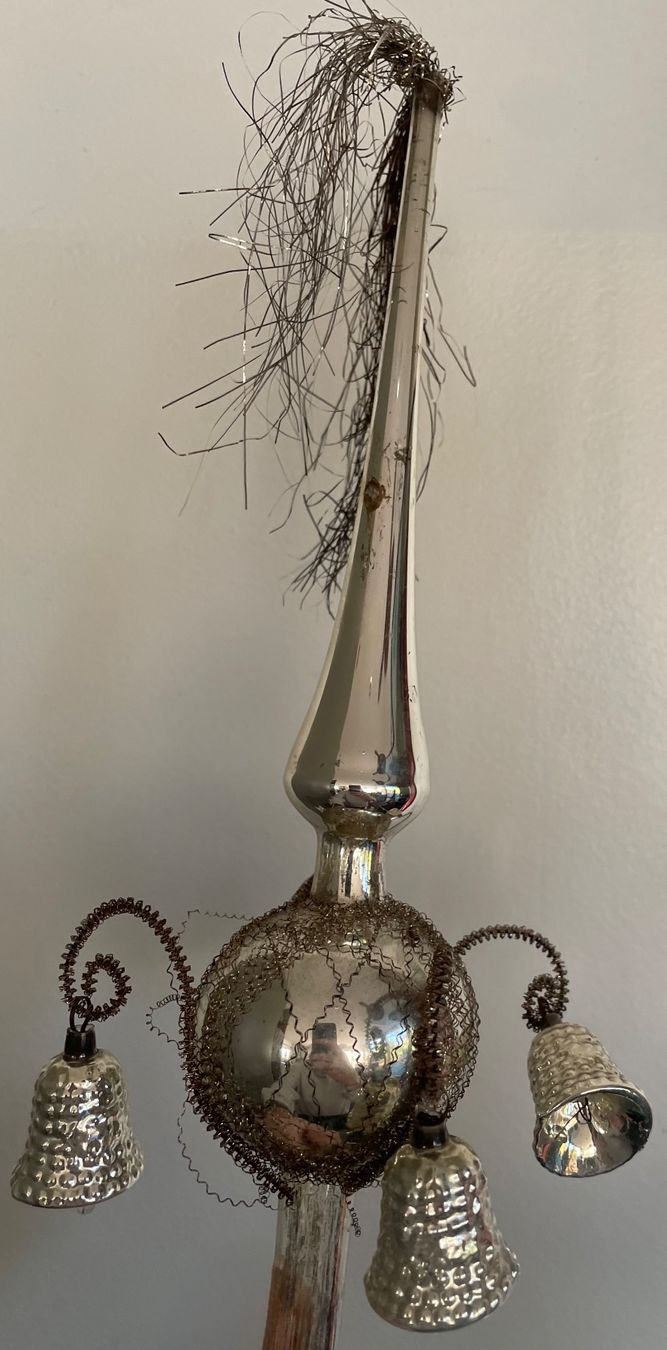 Tutte le decorazioni: 2 antike Weihnachtsbaumspitzen Glas – Usato da Zuerich venduto da Michel52 1