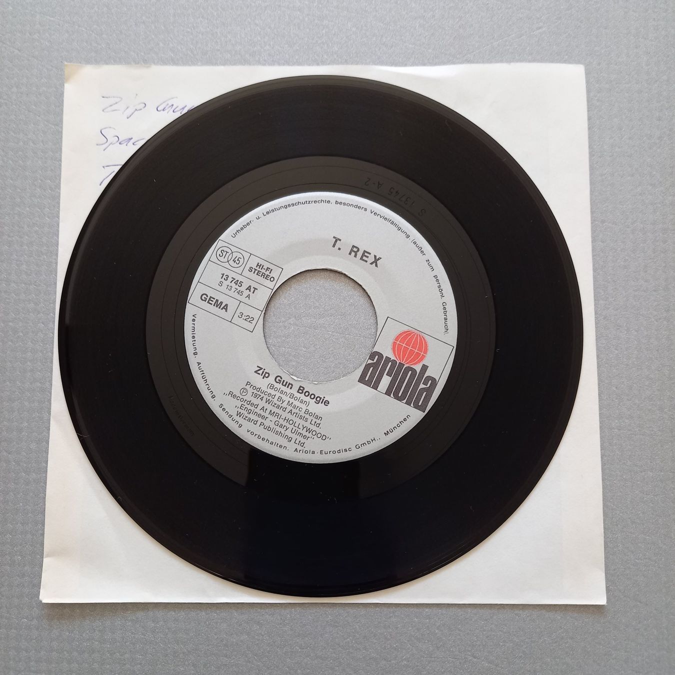 Dischi in vinile: T. Rex - Zip Gun Boogie – Usato da Arbon venduto da pendulum