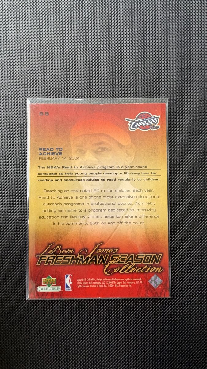 Nba Carte collezionabili: LeBron James Upper Deck Read To Achieve 2004 – Usato da Affoltern am Albis venduto da mr_choppa 1