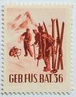 Soldatenmarke 2.WK, Gebirgs Füsilier Bat 36, Wi Inf 321