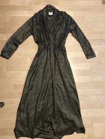 ALYSI, NEU,Designer Kleid,Gr. 36, Schwarz/Gold, Elegan