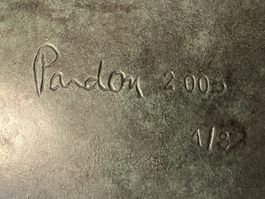 Bronze – Sculpture 1/8 de P. PARDON (2005)  – ENVOI COMPRIS