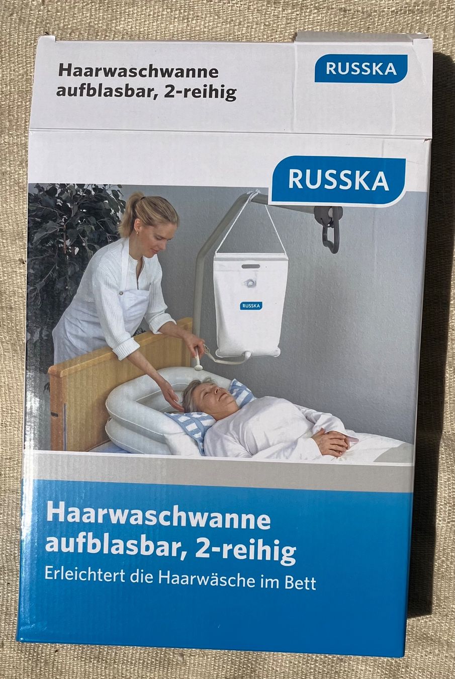 Produits de soins capillaires: Haarwaschwanne RUSSKA Premium, 2-reihig, aufblasbar – D'occasion à Pfeffingen par Deggaff
