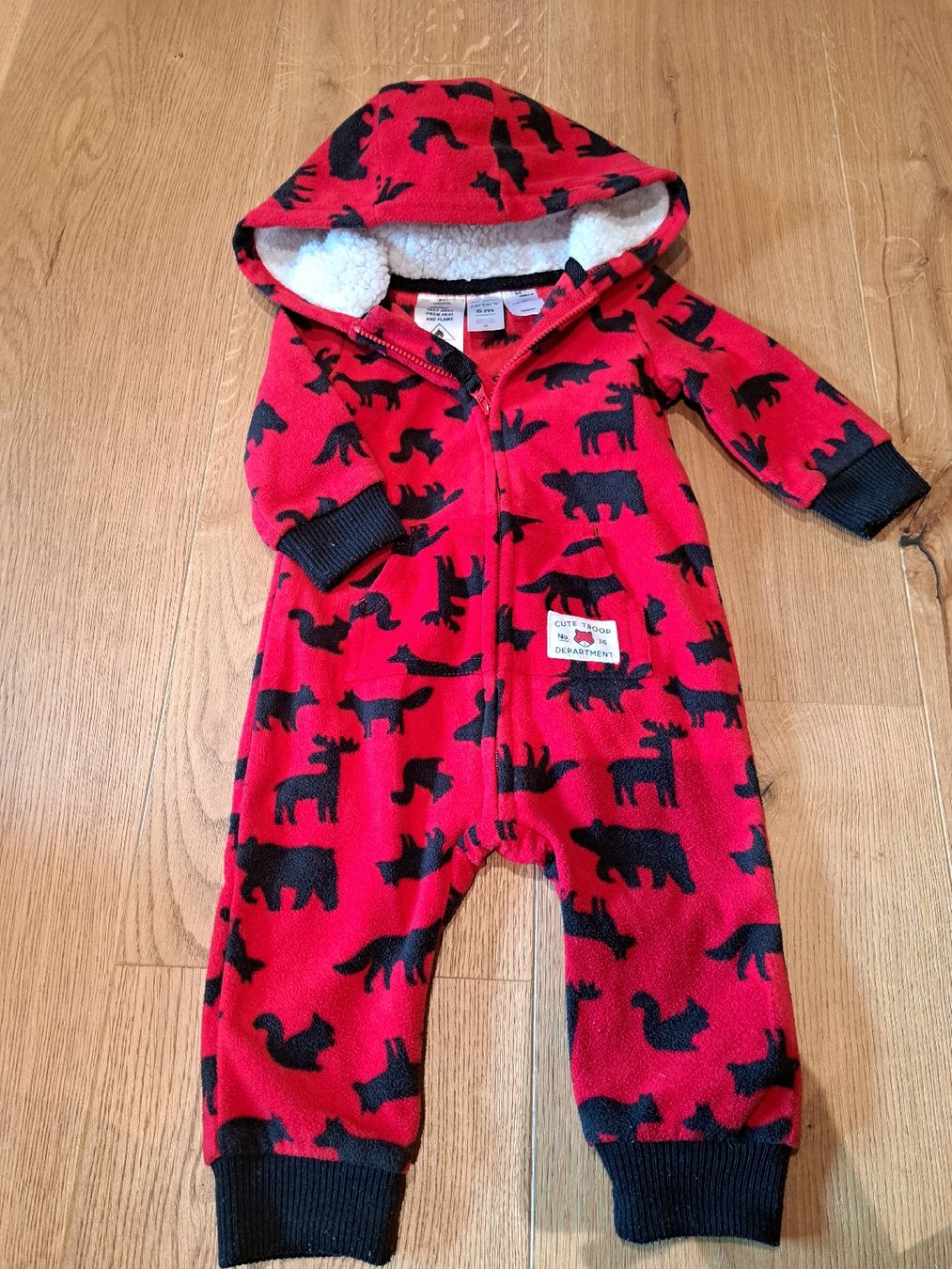 Carter's Pagliaccetti: Carter's Fleece Overall, Grösse 6M – Usato da Zell LU venduto da starlight_
