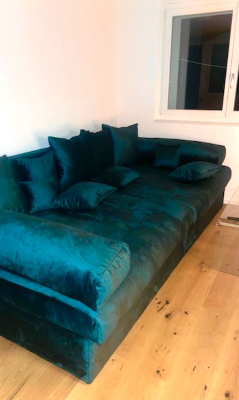 Sofas: Designer-Sofa Naomi + Kissen gepflegt | NP CHF 1700 – D'occasion à Berneck par Anilein1 1