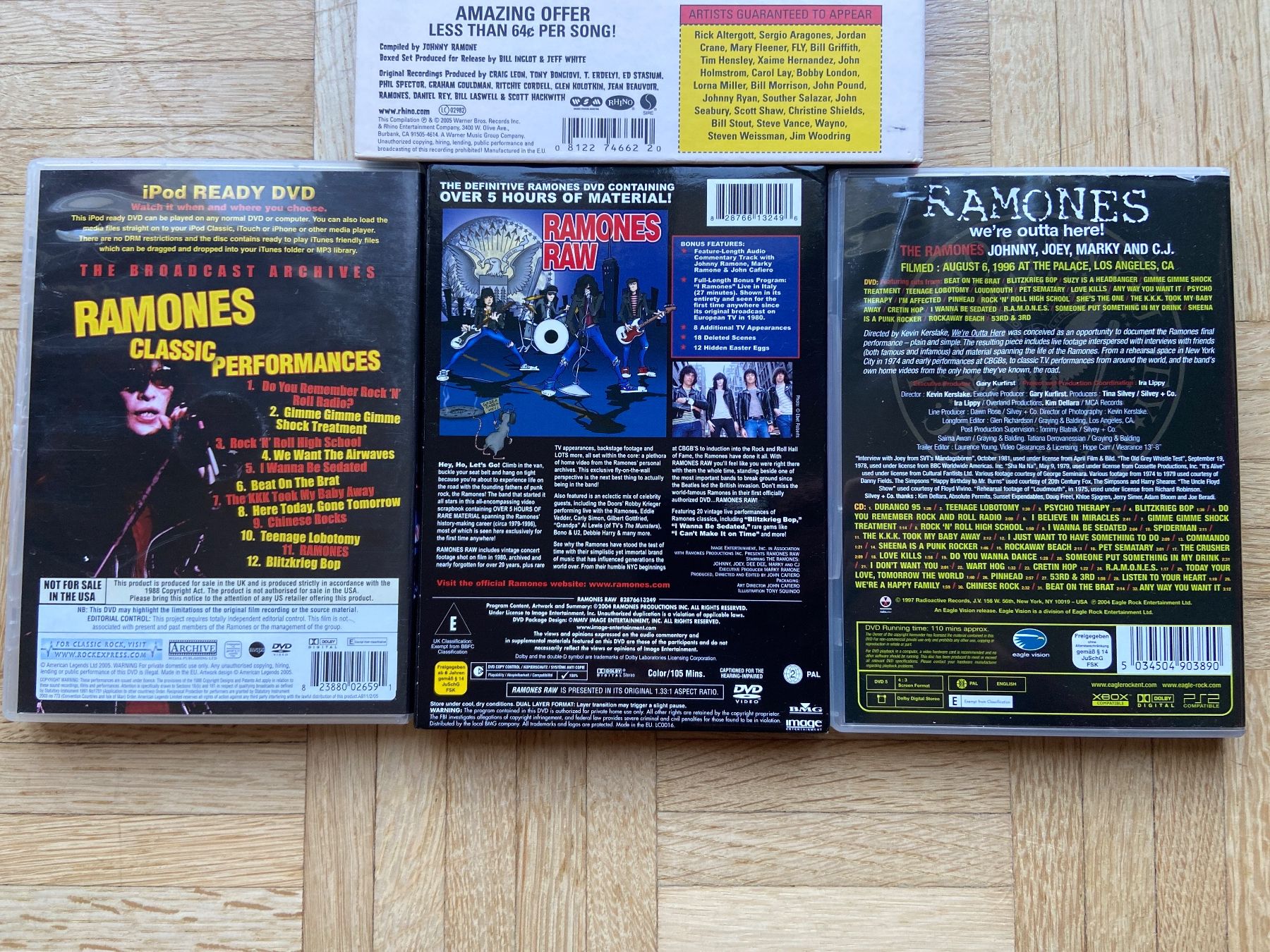 Alle DVDs: Ramones – Gebraucht aus Wabern von fingersinfactories 2