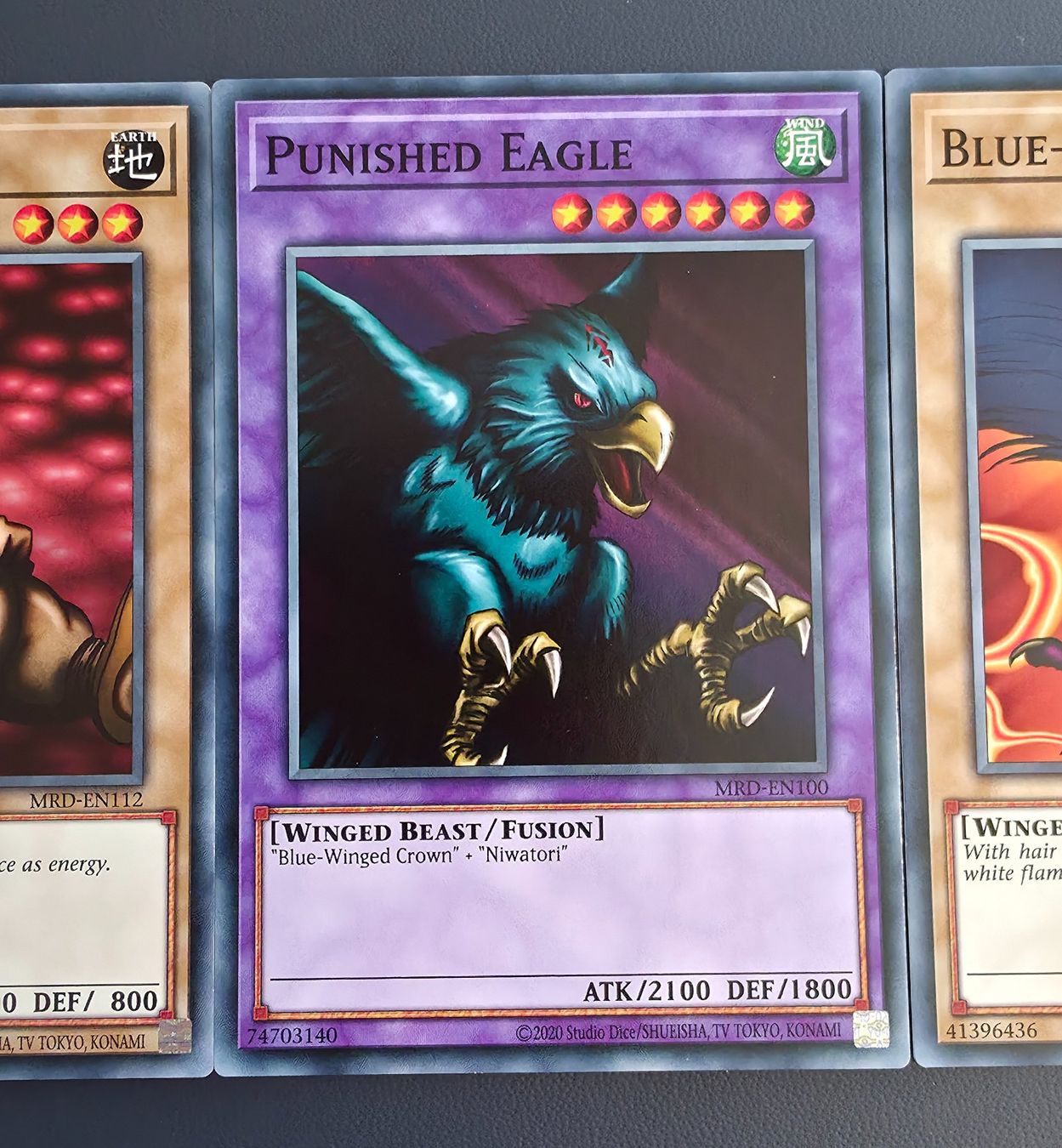 Yugioh Carte collezionabili: Punished Eagle Fusionset, MRD, Yugioh – Nuovo (secondo la descrizione) da Zürich venduto da StickerPatron 2