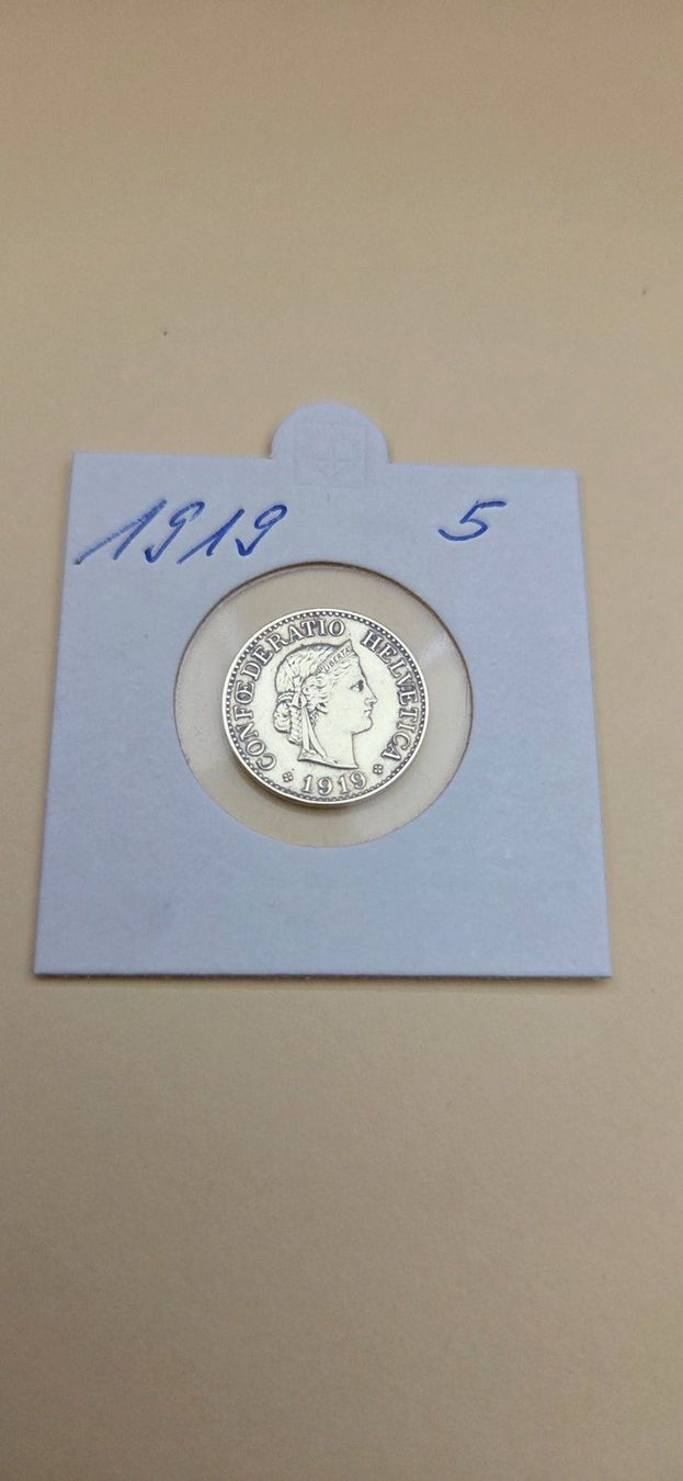 Tutti le monete: 10 Rappen 1919 Messing – Usato da Rütschelen venduto da Urmel16
