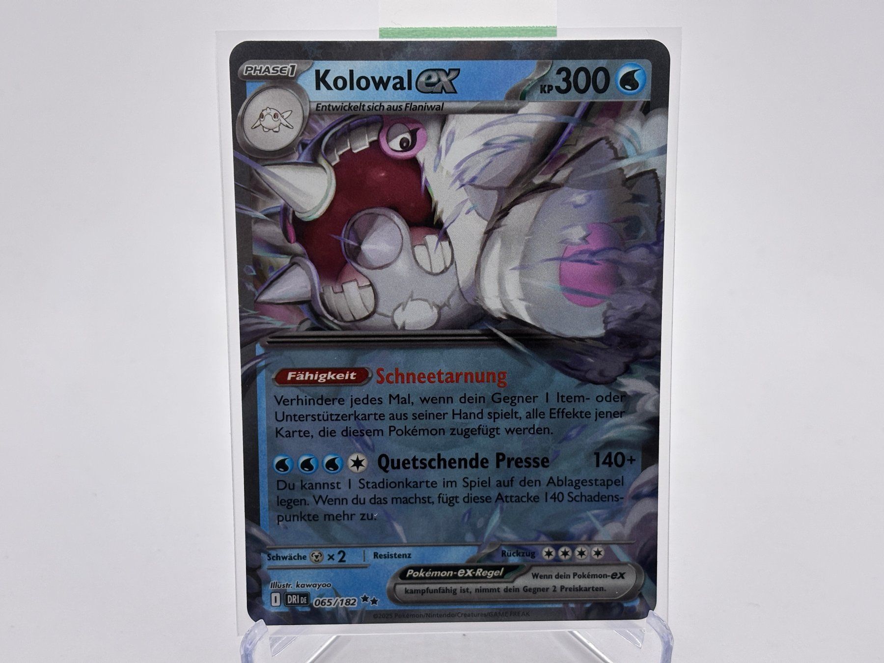 Pokémon Cartes à collectionner: Ewige Rivalen - Kolowal ex (DRI 65) - DE – Neuf (Voir description) à Allschwil par Bullach