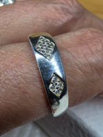 Bague avec zircons