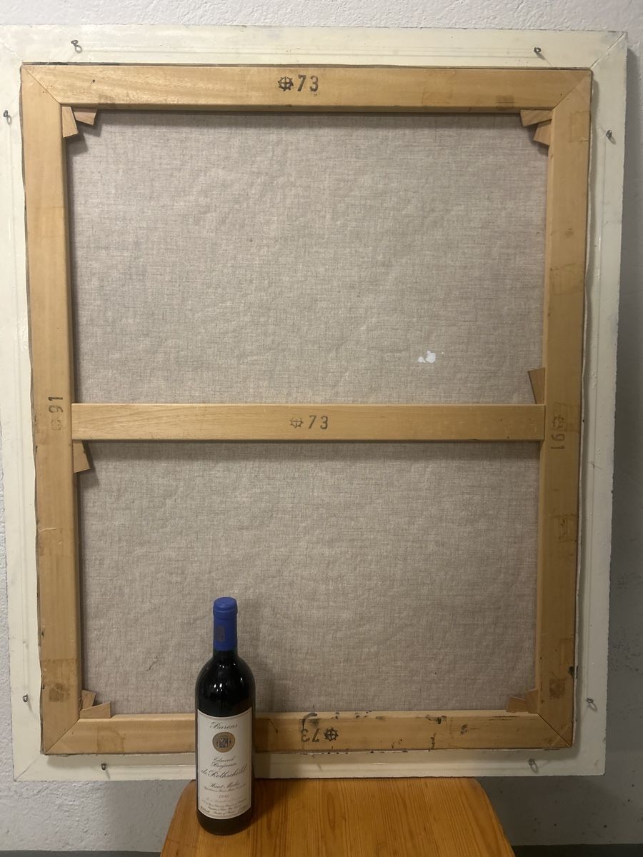 Dipinti: Ölgemälde von Freddy Gerber Original mit Rahmen – Usato da Glarus venduto da KunstWerkEr-LS87 7
