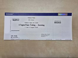 3-Tages-Pass Heitere Open Air 2026